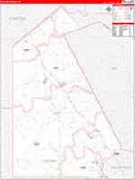 Live Oak, Tx Carrier Route Wall Map